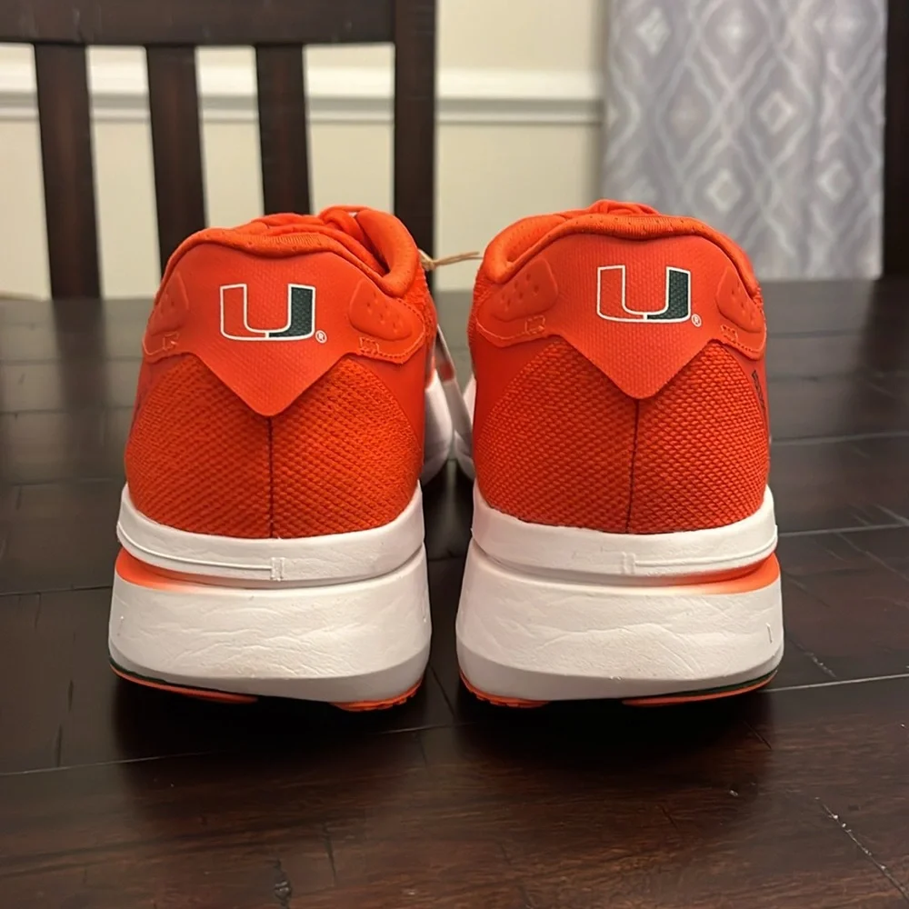 Adidas Adizero SL2 Miami Hurricanes Shoes Sneakers new JQ0240 Men’s Size 12